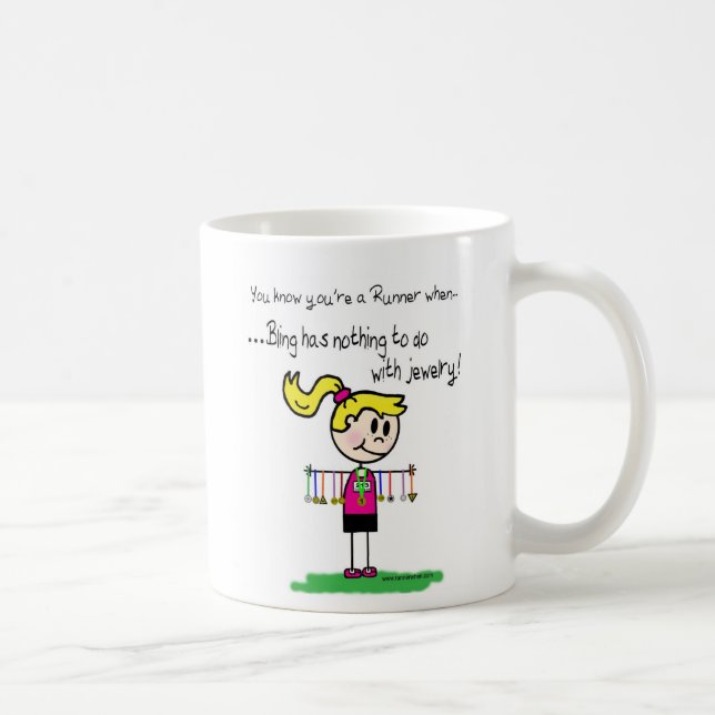 Caneca De Café O Bling do corredor (Direita)