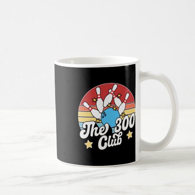 Caneca De Café O Boliche Engraçado do Clube dos 300 (Direita)