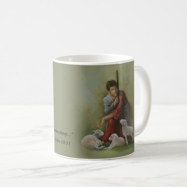 Caneca De Café O Bom Pastor Mug (Frente Esquerda)
