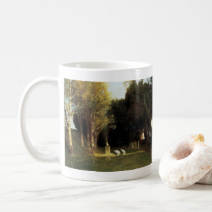 Caneca De Café O Bosque Sagrado por Arnold Bocklin, Arte Antigo