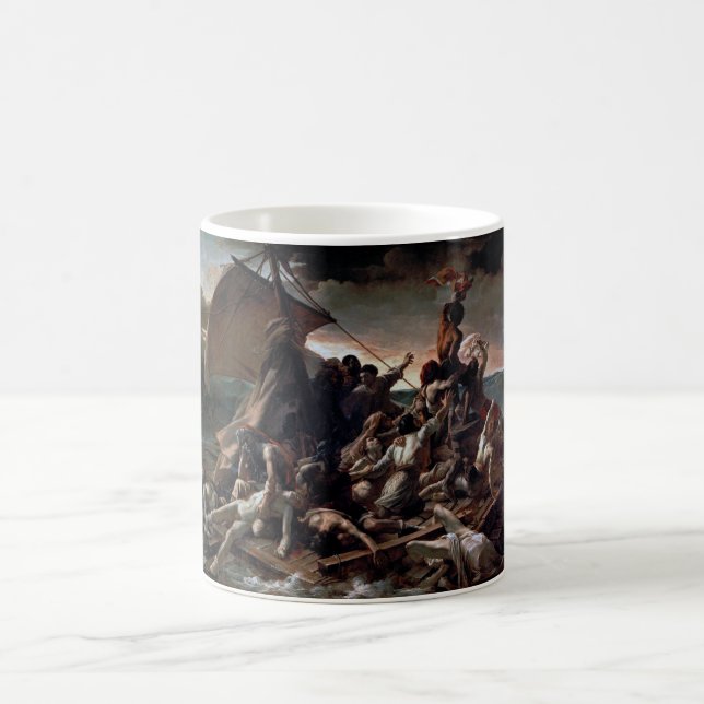 Caneca De Café O bote da Medusa, Theodore Gericault (Centro)