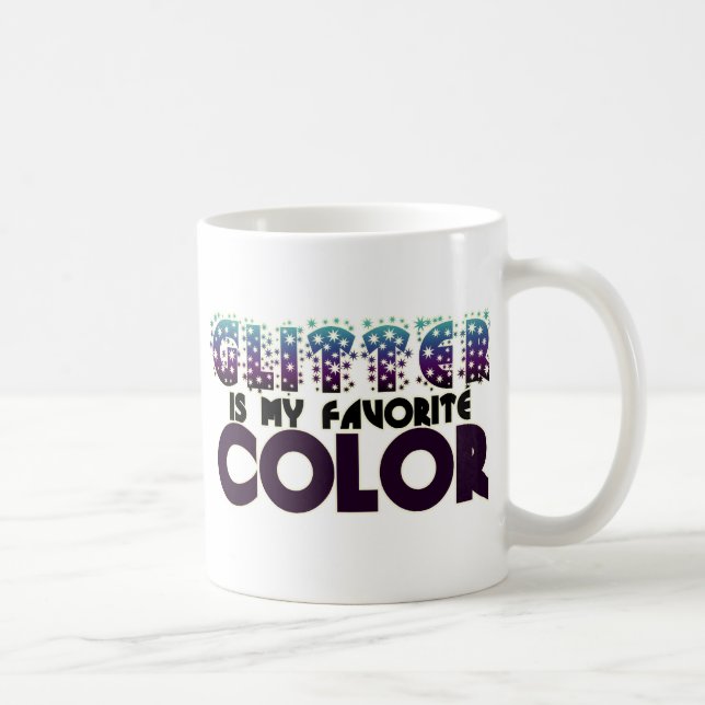 Caneca De Café O brilho é a minha cor favorita (Direita)
