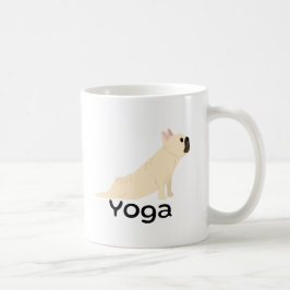 Caneca De Café O Buldogue Francês Yoga Lover Medalha Engraçada De