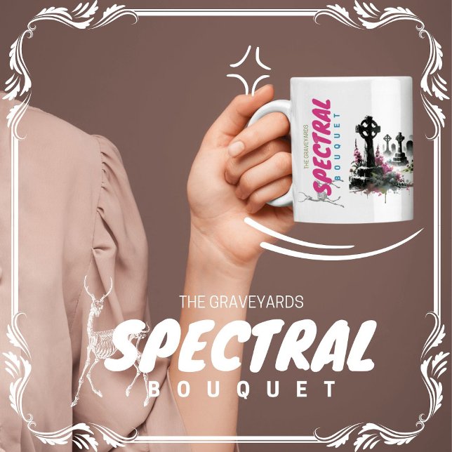 Caneca De Café O Buquê Espectral dos Cemitérios (The Graveyards Spectral Bouquet cover from The Beekeeper Store)