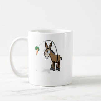 Caneca De Café O Burro e a cenoura