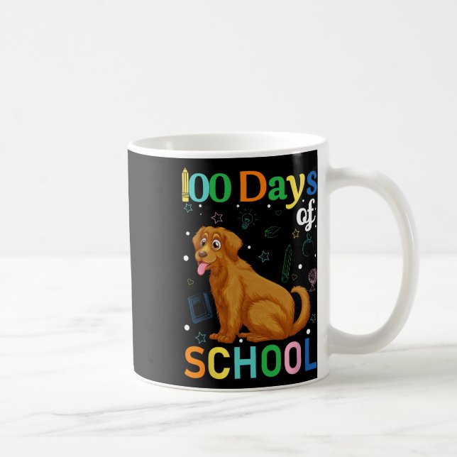Caneca De Café O Cachorro do Retriever de Ouro Bonito Amadurece E (Direita)