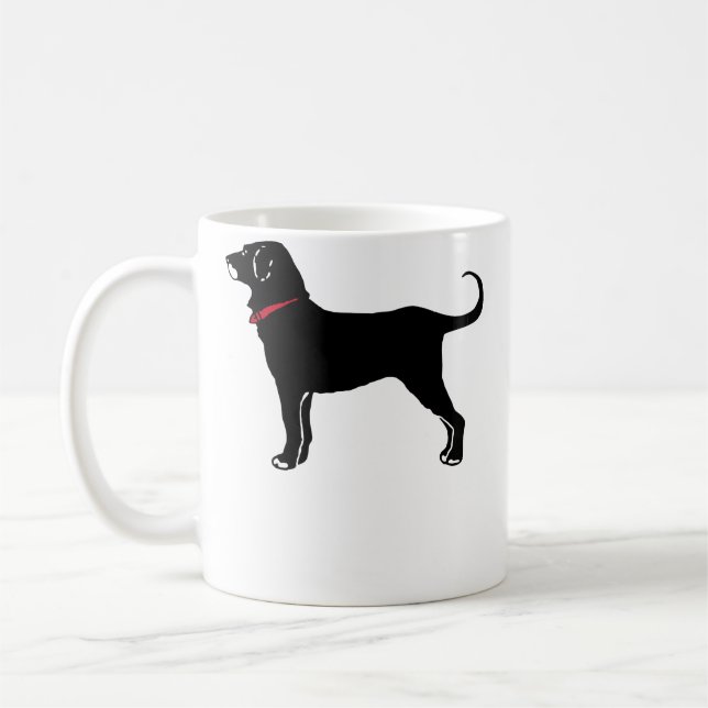 Caneca De Café O Cachorro Negro (Esquerda)