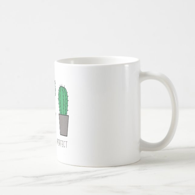 Caneca De Café O cacto faz a chalaça perfeita (Direita)