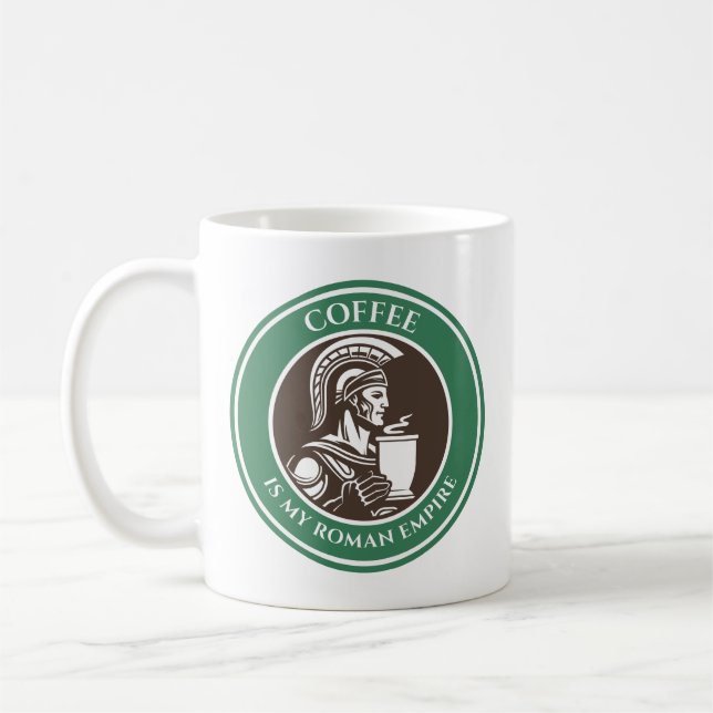 Caneca De Café O café é meu Império Romano (Esquerda)