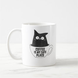 Caneca De Café O Café É Meu Refúgio