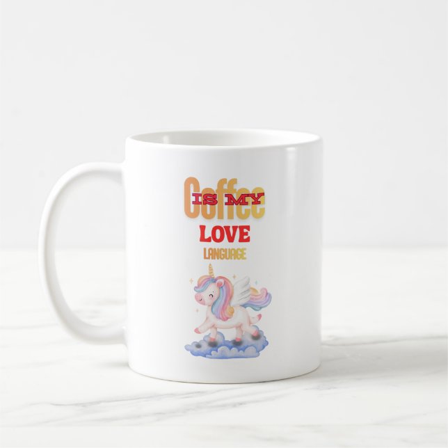 Caneca De Café O Café é Minha Linguagem do Amor (Esquerda)