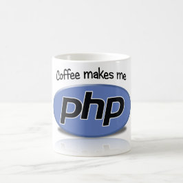 Caneca De Café O café faz-me o PHP