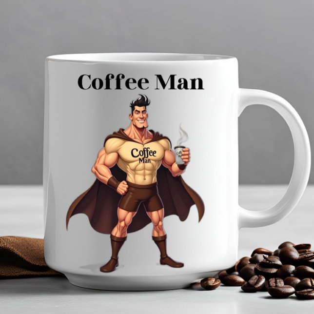 Caneca De Café O CAFÉ MANDEIRA QUEBRA TEMPO ENGRAÇADO Gpresente d (Super Hero gifts for him Christmas birthday Father's Day  Veteran's Memorial office coworker Dad )