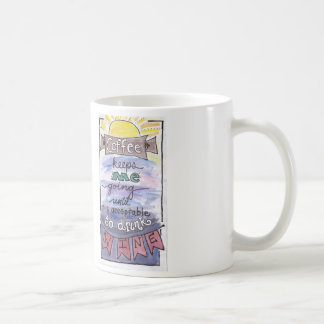Caneca De Café O café mantem-me caneca indo