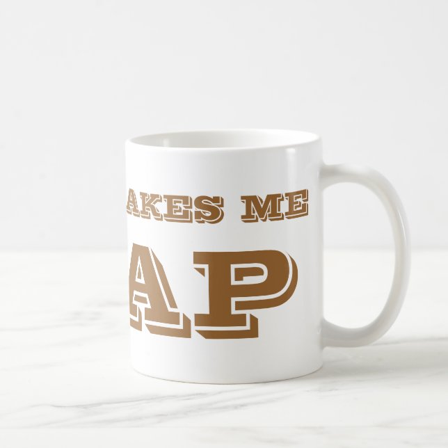 Caneca De Café O café me faz cagar. (Direita)
