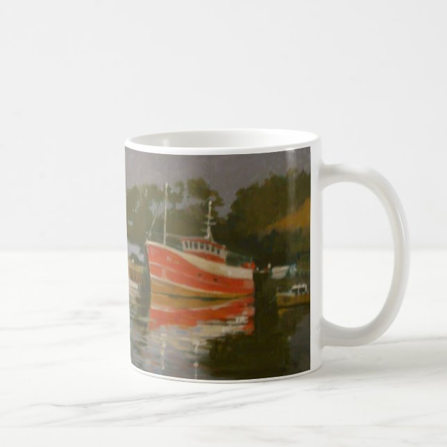 Caneca De Café O cais Salcombe 2 do pescador (Direita)