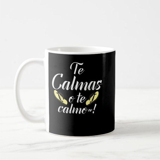 Caneca De Café O Calmas o Calmo Calmaré yo a ti (Esquerda)