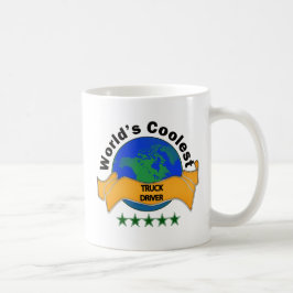 Caneca De Café O camionista o mais fresco do mundo