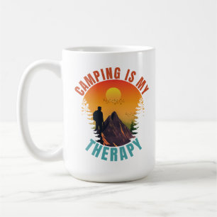 Caneca De Café O camping é meu presente de férias ao ar livre ter