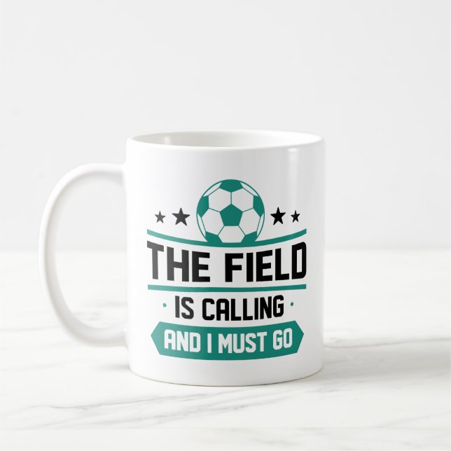 Caneca De Café O Campo Está Ligando E Eu Tenho Que Ir (Esquerda)