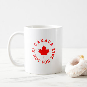 Caneca De Café O Canadá não está à venda para a tipografia das fo