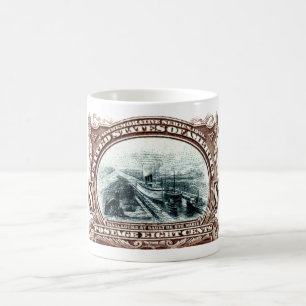 Caneca De Café O canal 1901 trava Michigan