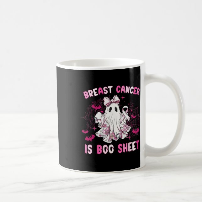 Caneca De Café O Cancer Da Mama De Groovy É Uma Cabeça De Sensibi (Direita)