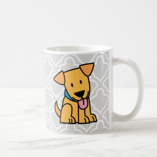 Caneca De Café O cão de filhote de cachorro de labrador retriever