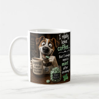 Caneca De Café O Cão diz a verdade sobre beber Café