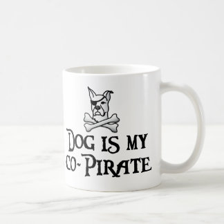 Caneca De Café O cão é meu co-pirata