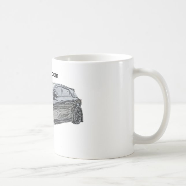 Caneca De Café o carro rápido Mazda de mazdaspeed3 turbo apressa (Direita)