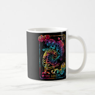 Caneca De Café O Cartão de Tarot dos Amantes Gótico Oculto Beijan