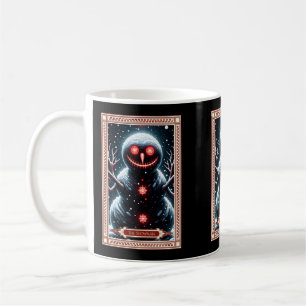 Caneca De Café O Cartão Tarot de Snowman