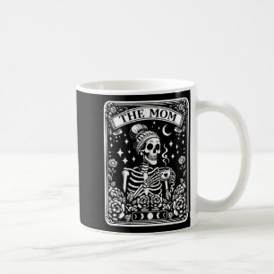 Caneca De Café O Cartão Tarot Divertido da Mamãe Mulher Esqueleto