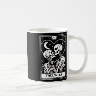 Caneca De Café O Cartão Tarot dos Amantes - Esqueletos Beijos - H
