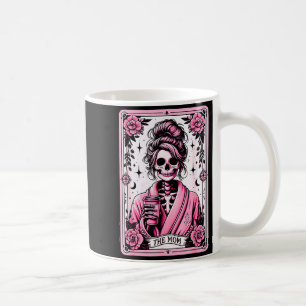 Caneca De Café O Cartão Tarot Engraçado da Mamãe Mulher Esqueleto