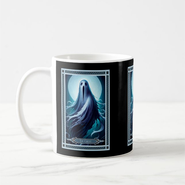 Caneca De Café O Cartão Tarot Fantasma (Esquerda)