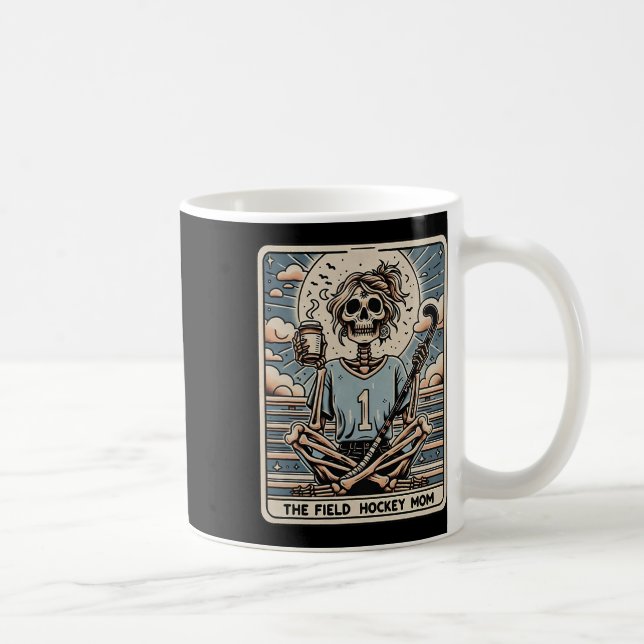 Caneca De Café O Cartão Tarrot da Mãe de Hóquei em Campo (Direita)