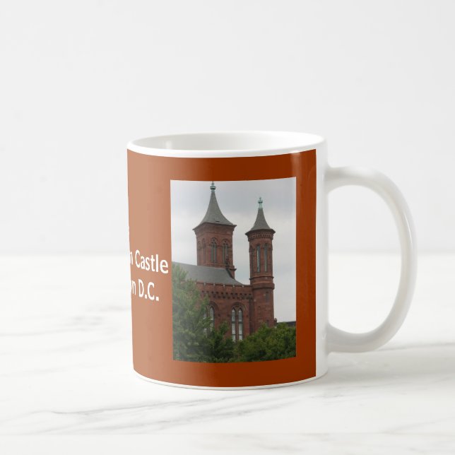 Caneca De Café O castelo de Smithsonian, C.C. de Washington (Direita)