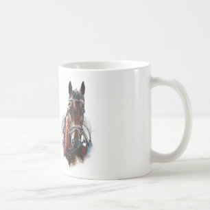 Caneca De Café o cavalo trotando art. personaliza-me