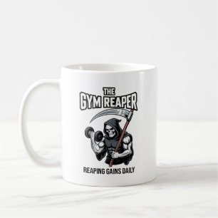 Caneca De Café O Ceifador da Academia – Ceifando Ganhos Diariamen