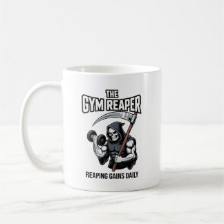 Caneca De Café O Ceifador da Academia – Ceifando Ganhos Diariamen