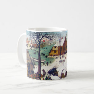 Caneca De Café O Censo de Belém, Pieter Bruegel