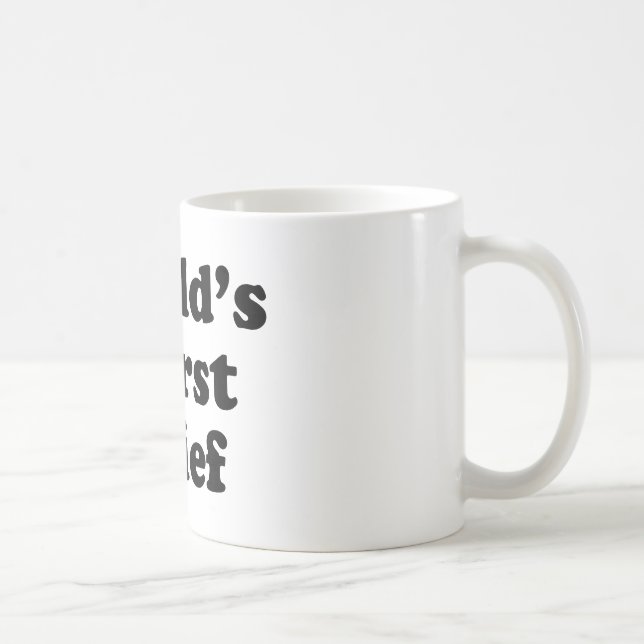 Caneca De Café O chefe o mais mau do mundo (Direita)