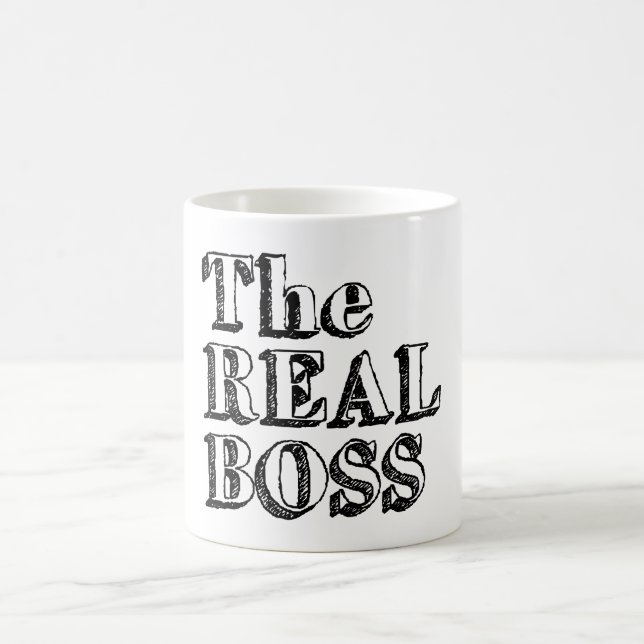 Caneca De Café O Chefe Real (Centro)