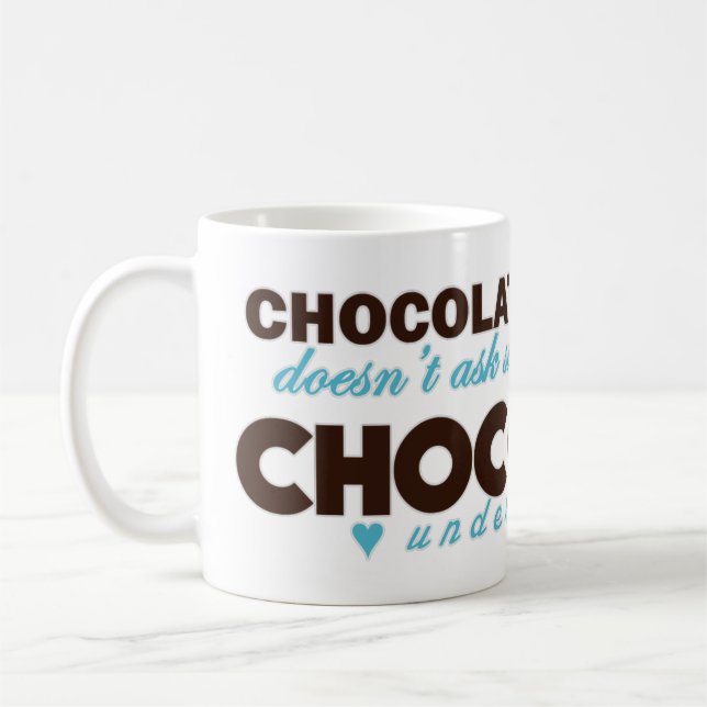 Caneca De Café O chocolate compreende [o azul] (Esquerda)