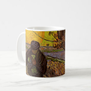 Caneca De Café O chuveiro de Vincent van Gogh