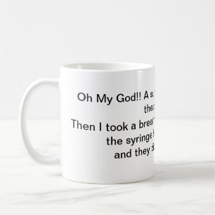 Caneca De Café O cirurgião quase morreu.