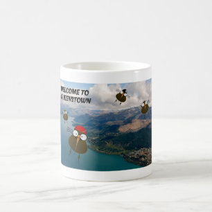Caneca De Café O Clã Apteryx dá-lhe as boas-vindas a Queenstown