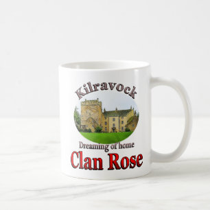 Caneca De Café O clã aumentou sonhando do castelo Home de
